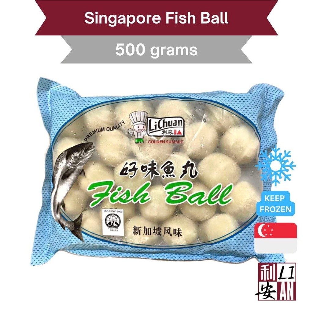 Li Chuan Singapore Fishball Fish Ball 500g Lichuan | Shopee Philippines