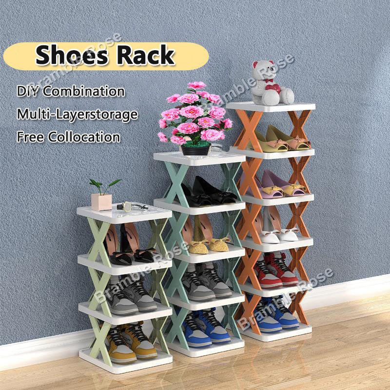 DIY Stackable Shoe Rack 9 Layers Folding Multi-tier Shoe Rack Save ...