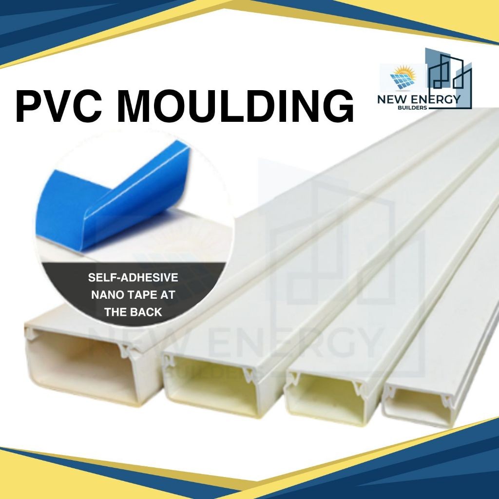 AUTOMASTER (1 METER) PVC Moulding Electrical Wire Plastic Pipe For ...