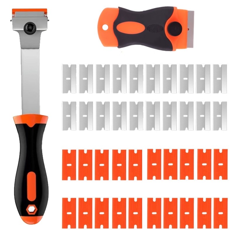 Window Gap Glass Car Cleaner Squeegee Tool Scraper Blade Tool Auto Film ...
