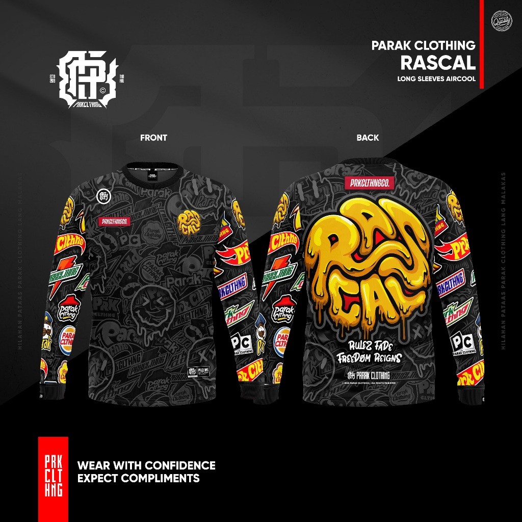 Parak Clothing Rascal Aircool Riding Jersey | Shopee Philippines