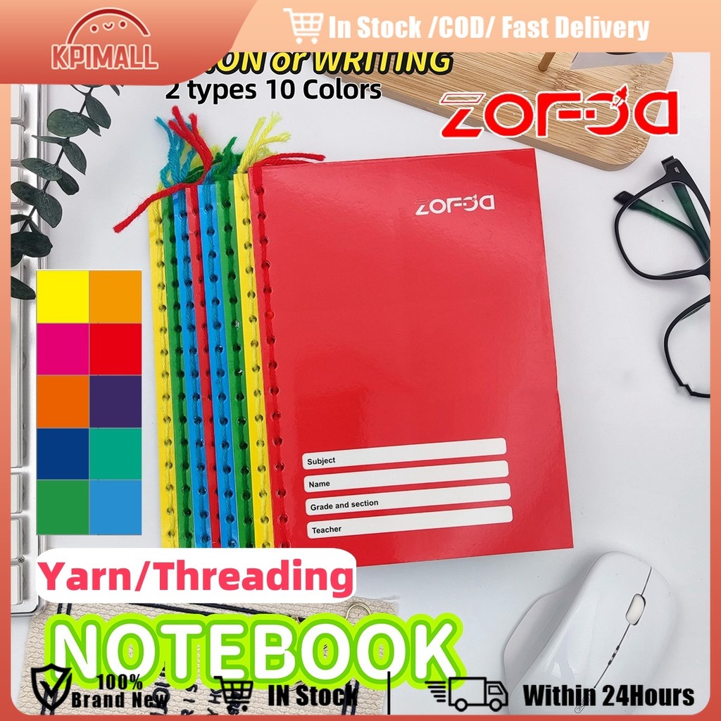 ZOFDA A5 Composition Notebook 80 Sheets YARN Grade 1-5 High Quality ...