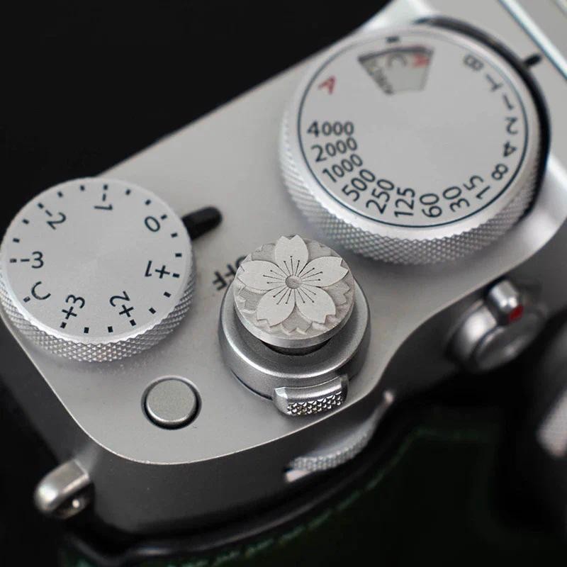 Camera Brass Shutter Release Button for Fujifilm XT5 XT20 100Vi 100V ...
