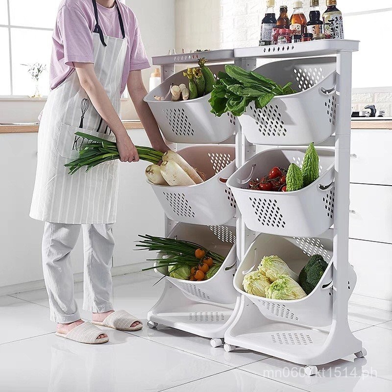 Free Shipping Vegetable Basket Storage Bin Kitchen Rack Imported Fruits ...