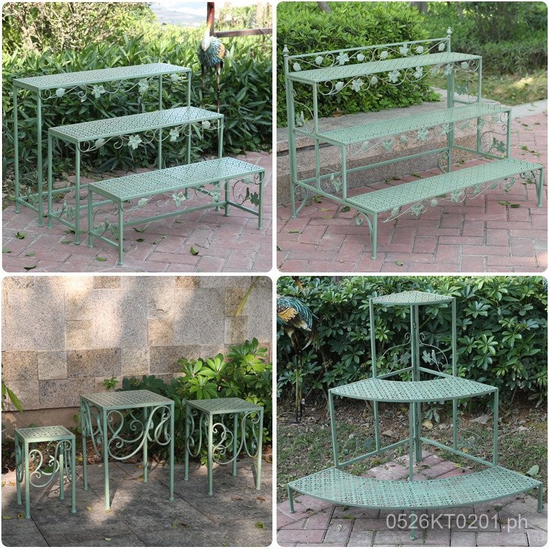 American Garden Corner Outdoor Balcony Outdoor Courtyard Jardiniere ...