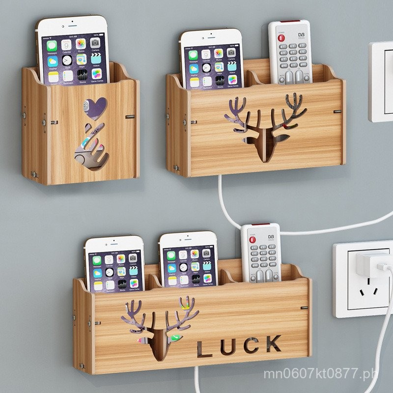 Charging Bedside Remote Control Holder Wall-mounted TV Air Conditioner ...
