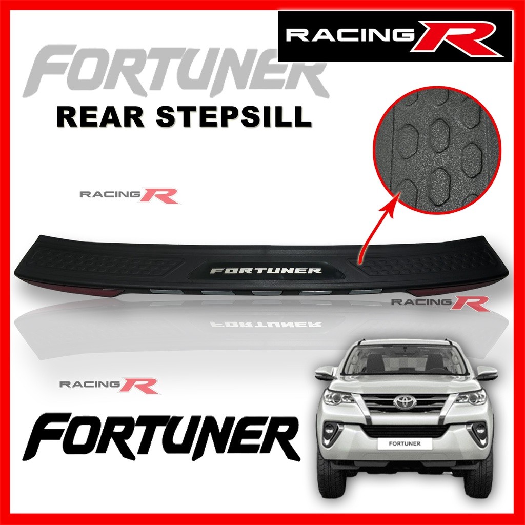 Toyota Fortuner 2016 - 2020 OEM Rear Step Sill or Rear Bumper Guard ...