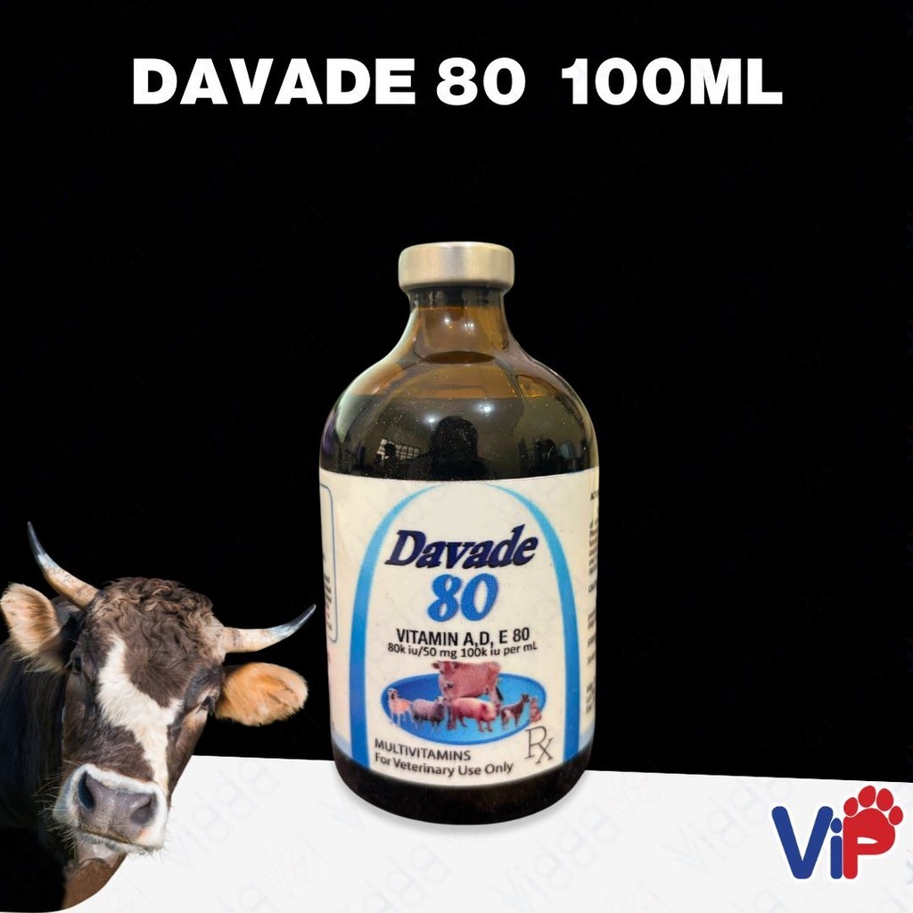 100ml Davade 80 Vitamin ADE for Pigs Vitamin ade inj.. with selenium ...