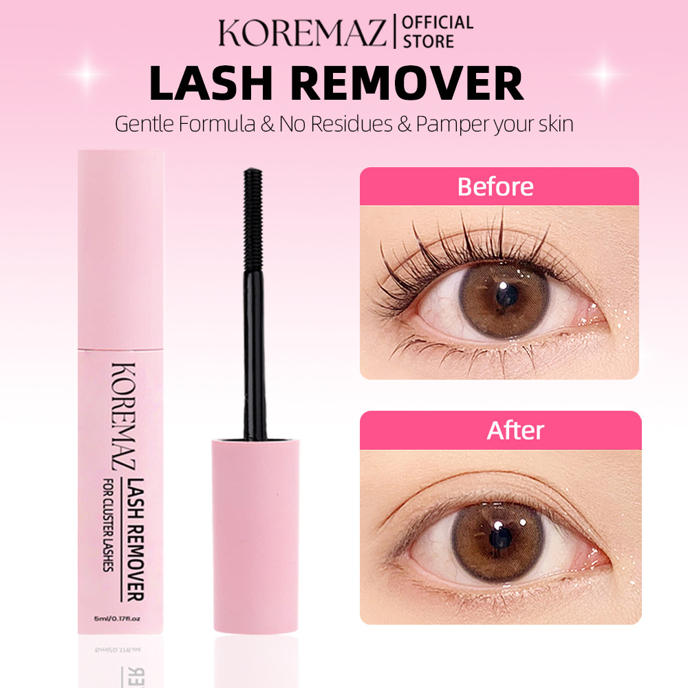 KOREMAZ DIY Cluster Lashes Glue Remover 5ml Lash Remover for Cluster ...