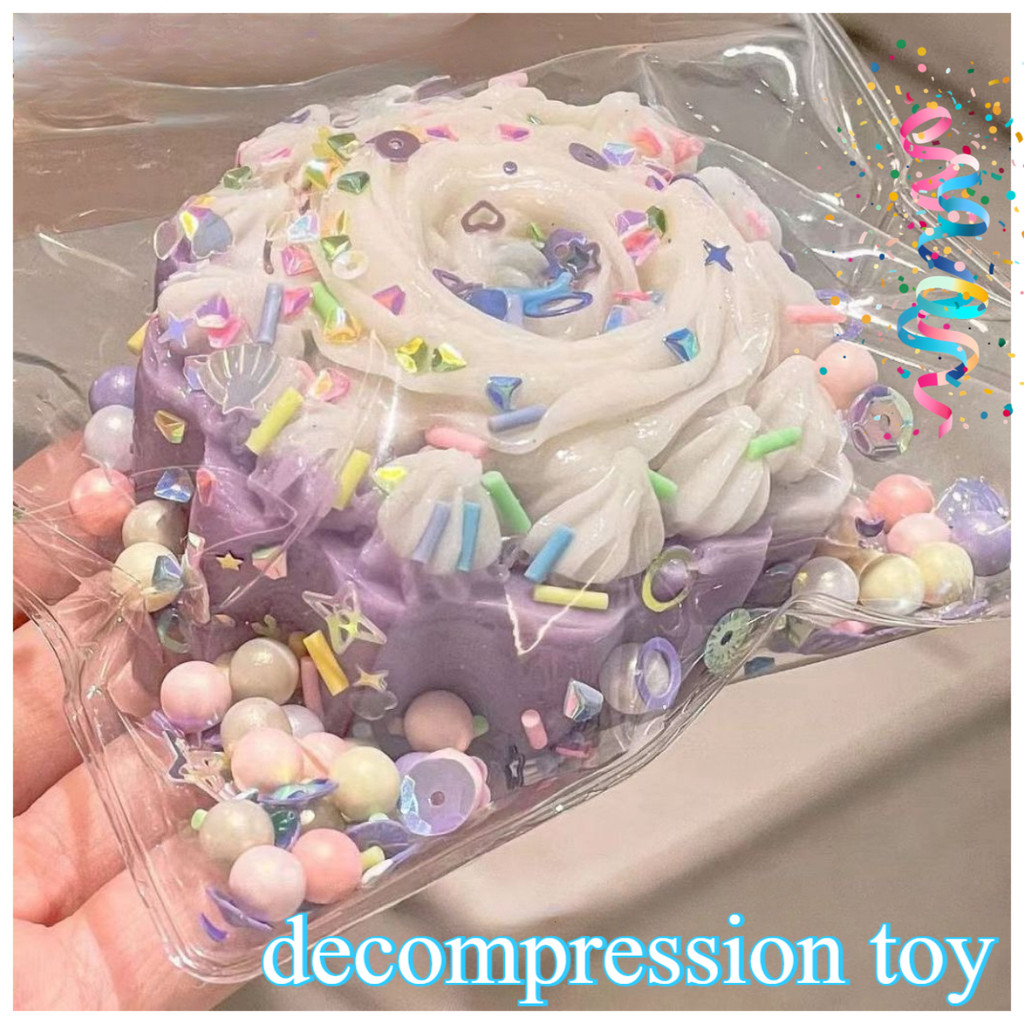 Scented Squishy Cake Toy Cartoon Cheese Design Slow Rising Stress ...