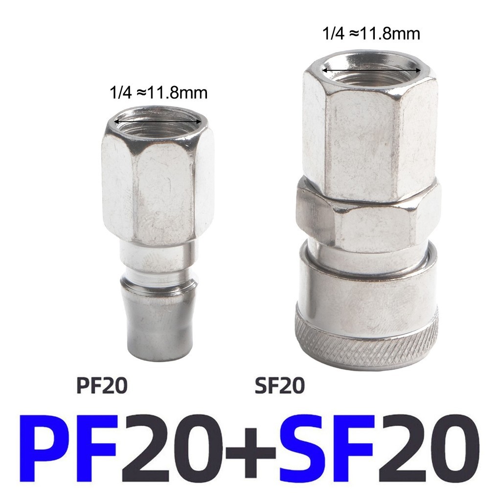 Quick Release Air Line Hose Fittings Coupler Connector 8mm Compressor ...