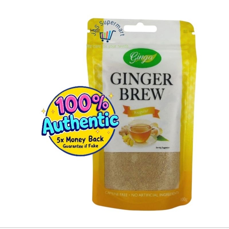 EXP NOV11 2026 Ginga Ginger Brew Regular 100g & 360g | Shopee Philippines