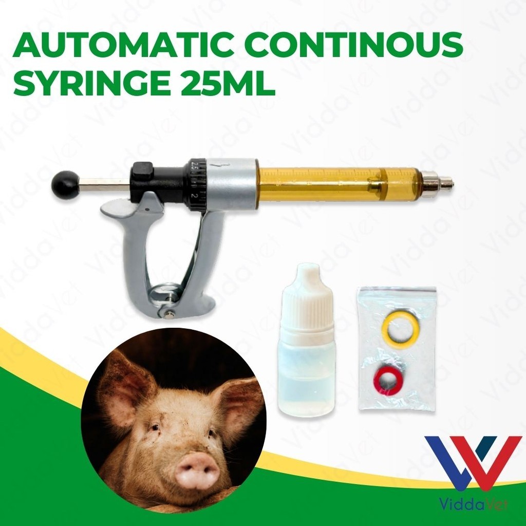 25ml Continuous Syringe automatic Syringe Adjustable Continuous Inj ...