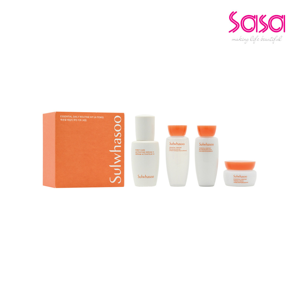 Sulwhasoo Essential Daily Routine Kit (4pcs) | Shopee Philippines