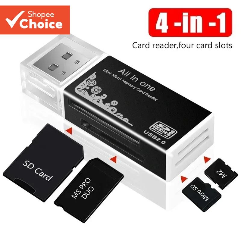 Four in one USB card reader adapter Mini USB 2.0 high-speed suitable ...