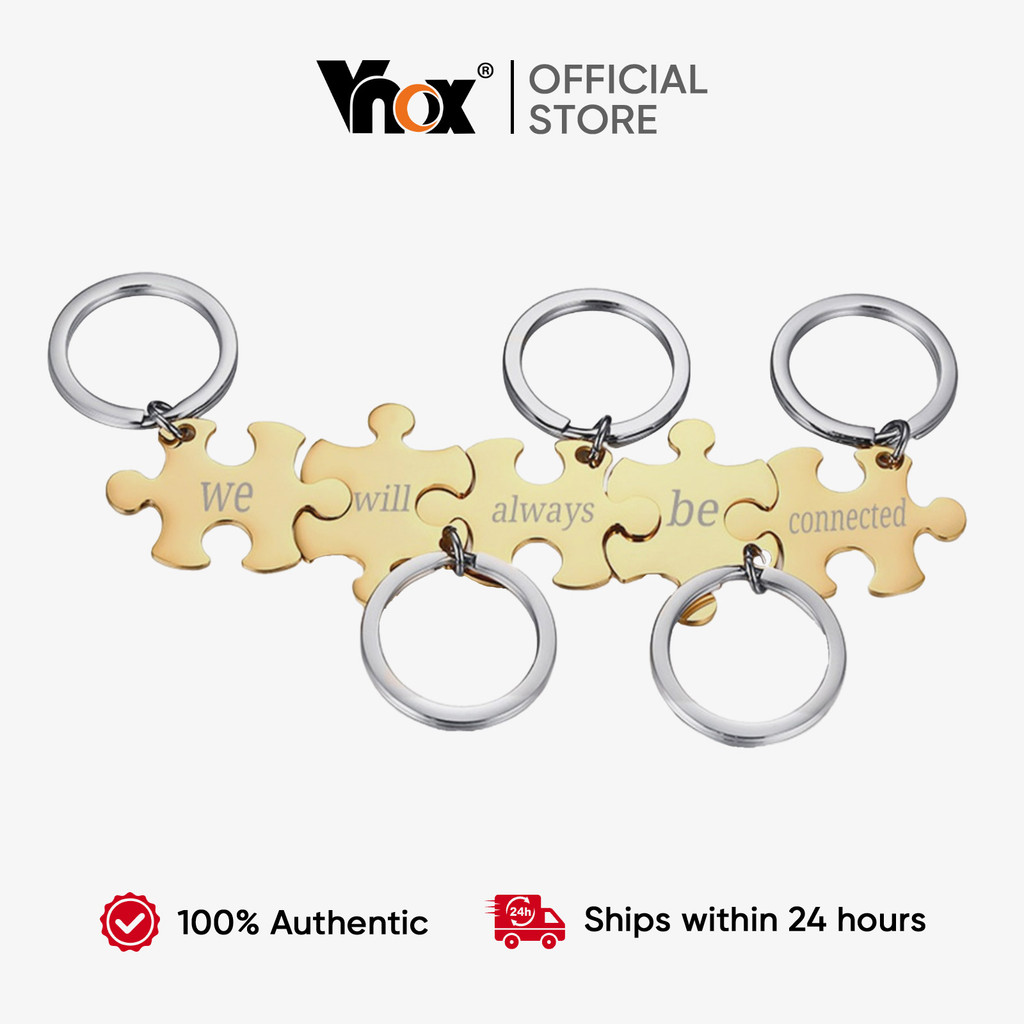 Vnox 1-5 Pcs BFF Best Friend Friendship Family Keychains Matching ...