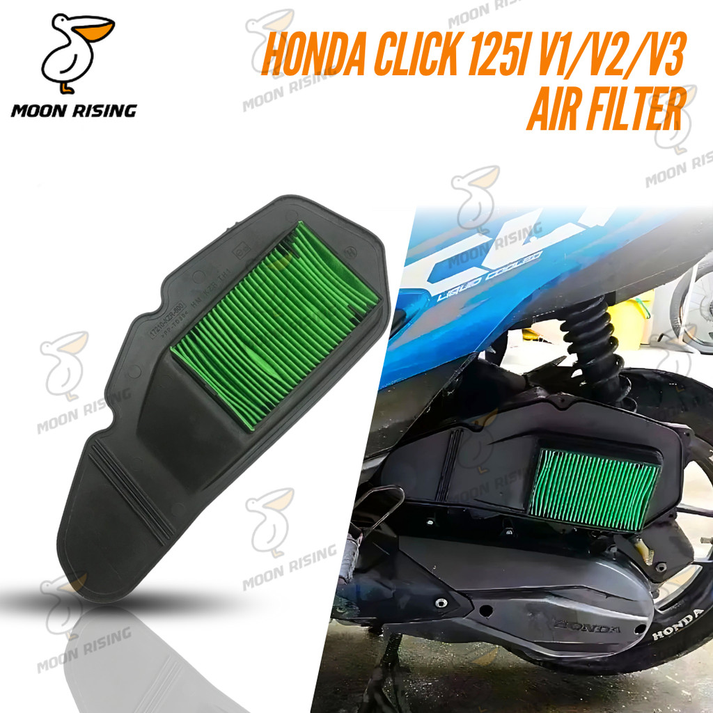 MOTORCYCLE AIR FILTER FOR HONDA CLICK 125i V1/V2/V3[MOONRISING ...