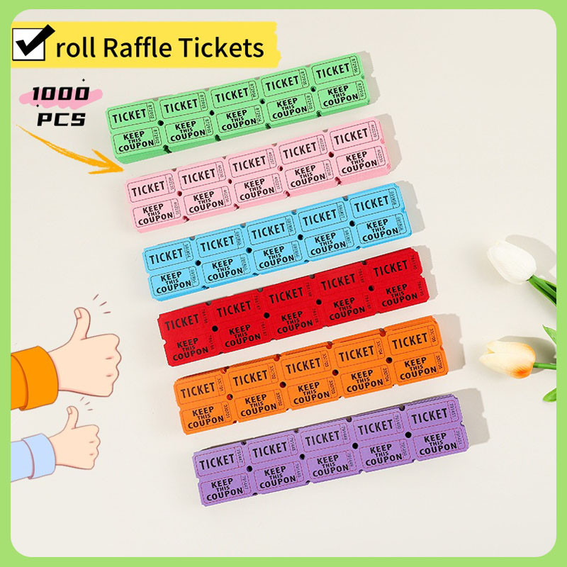 3000pcs raffle Ticket Personalized/Raffle Ticket/Ticket Roll/Ticket ...