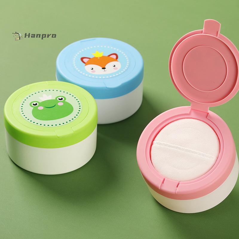 Hanpro> Baby Body Powder Container Case With Powder Puff Portable ...