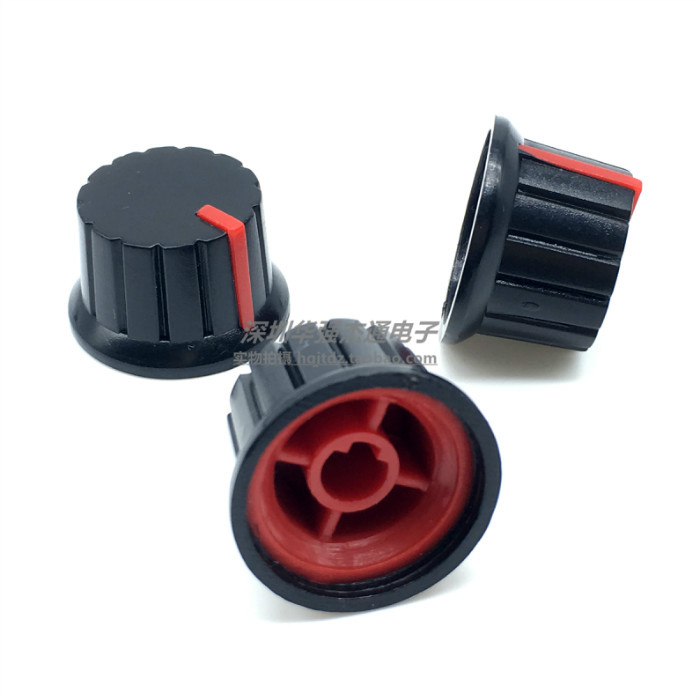 Potentiometer Encoder Wave Band Switch Plastic Knob Cap Diameter24*15MM ...
