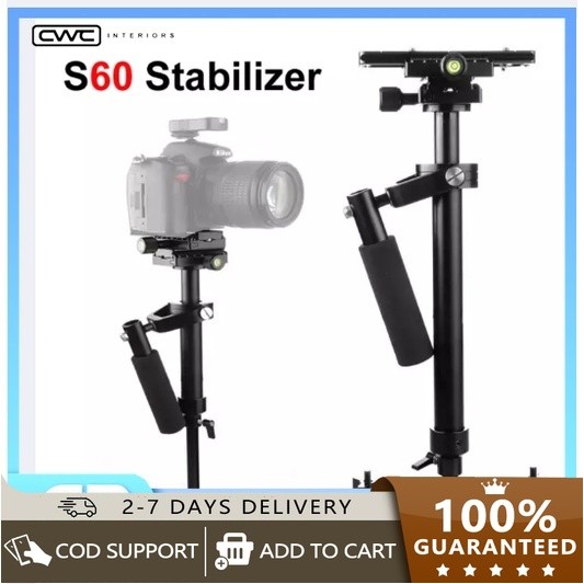 S60 Professional Portable Mini Handheld Camera Stabilizer DSLR ...