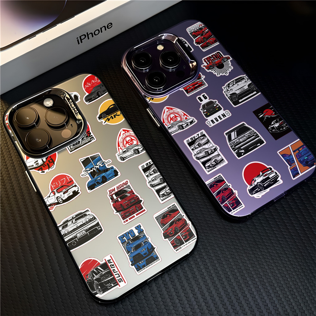 JDM Racing Stickers Case for samsung A06 A05S A15 A16 A05 A71 A53 A14 ...