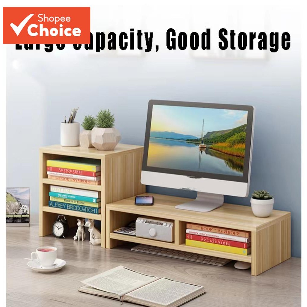 Convenient And Compact Computer Monitor Booster Stand Large Capacity ...