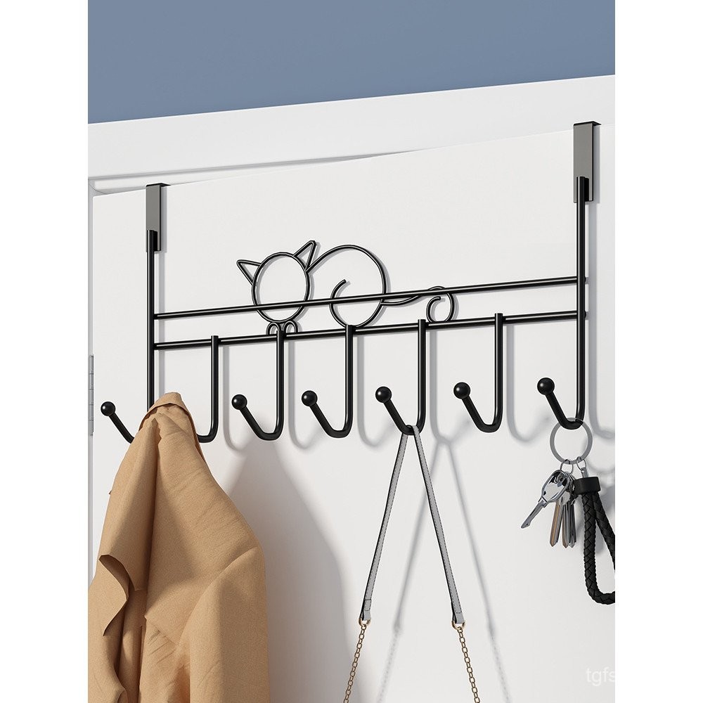 Over-the-Door Hook Entryway Door Hanger Bedroom High Door Hanging Rack ...