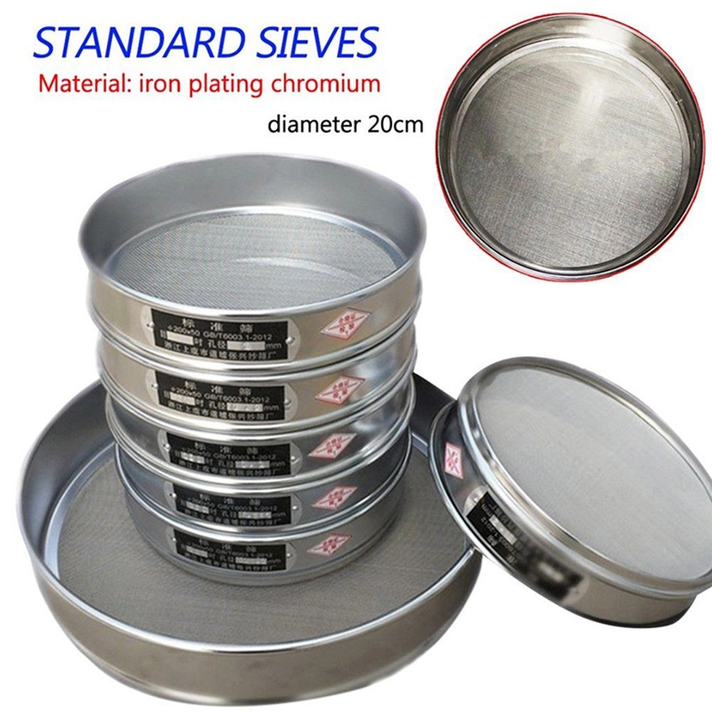 Versatile Stainless Steel Lab Test Sieve with 10 100 Mesh Aperture ...