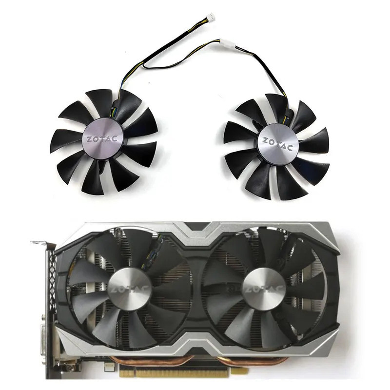 Original 85MM 4PIN GFY09010E12SPA GTX1060 GPU Fan for Zotac GTX1060 6GB ...