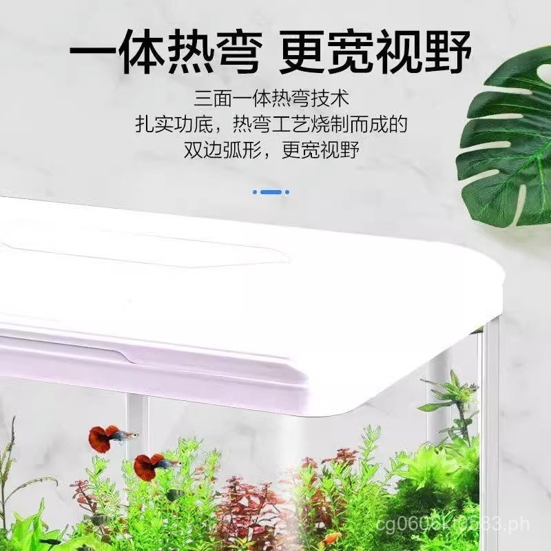 Curated visual reference: Gallery Detail: Oxygenated Eco Living Room Glass Aquarium Home Fish Tank Small