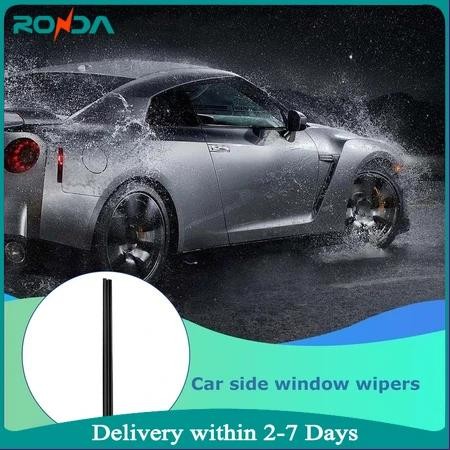 Premium Car Side Window Wiper with Water Mist Removal Silicone Strip ...