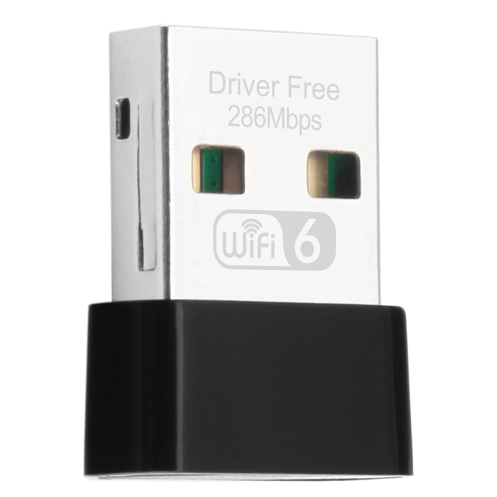 Adaptador USB Placa de Rede AX286 Wi-Fi 6 Mini Dongle PC Windows 2.4GHz 802.11AX | Brasil