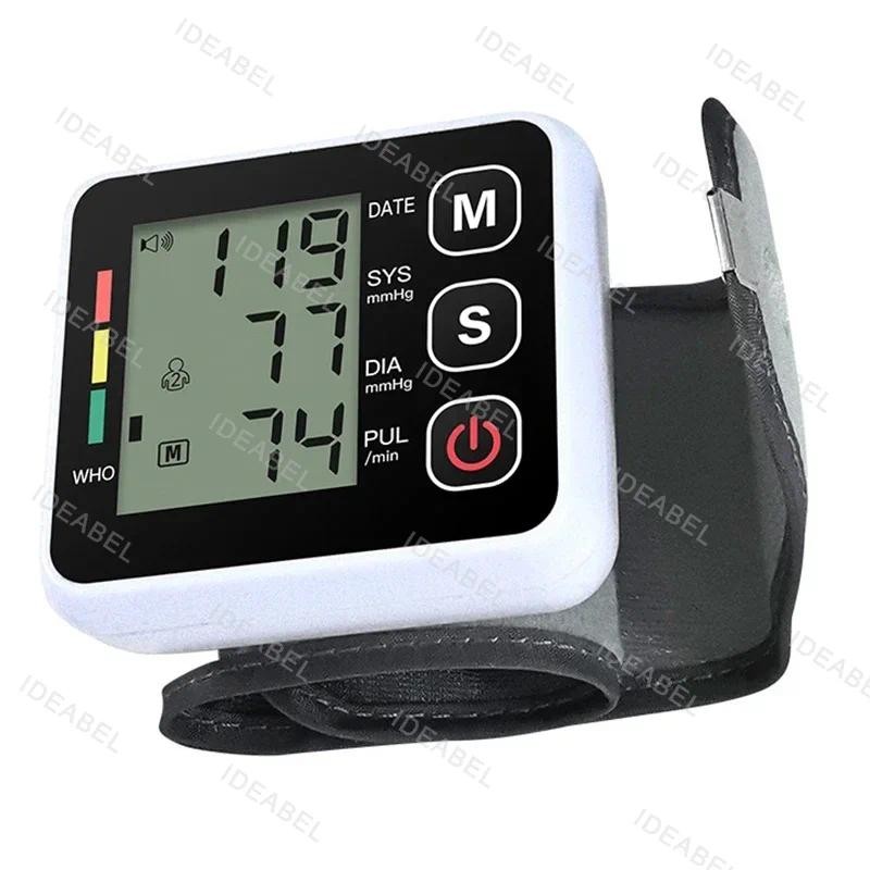 Automatic Digital Blood Pressure Heart Monitor Tensiometer Wrist Cuff ...