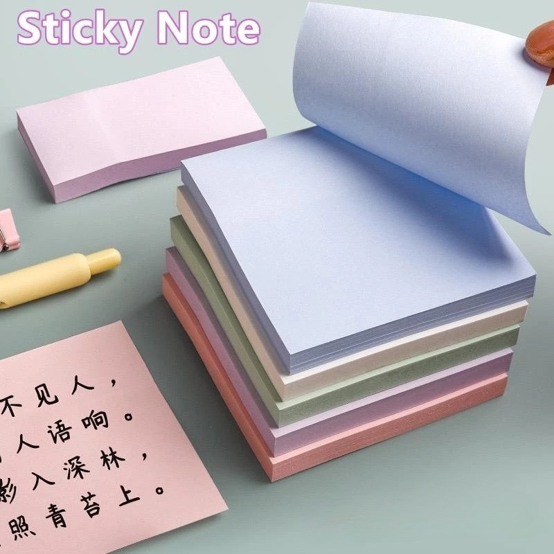 400 Sheets Students Sticky Notes 3 Inch Mixed Color Self-Adhesive Memo ...