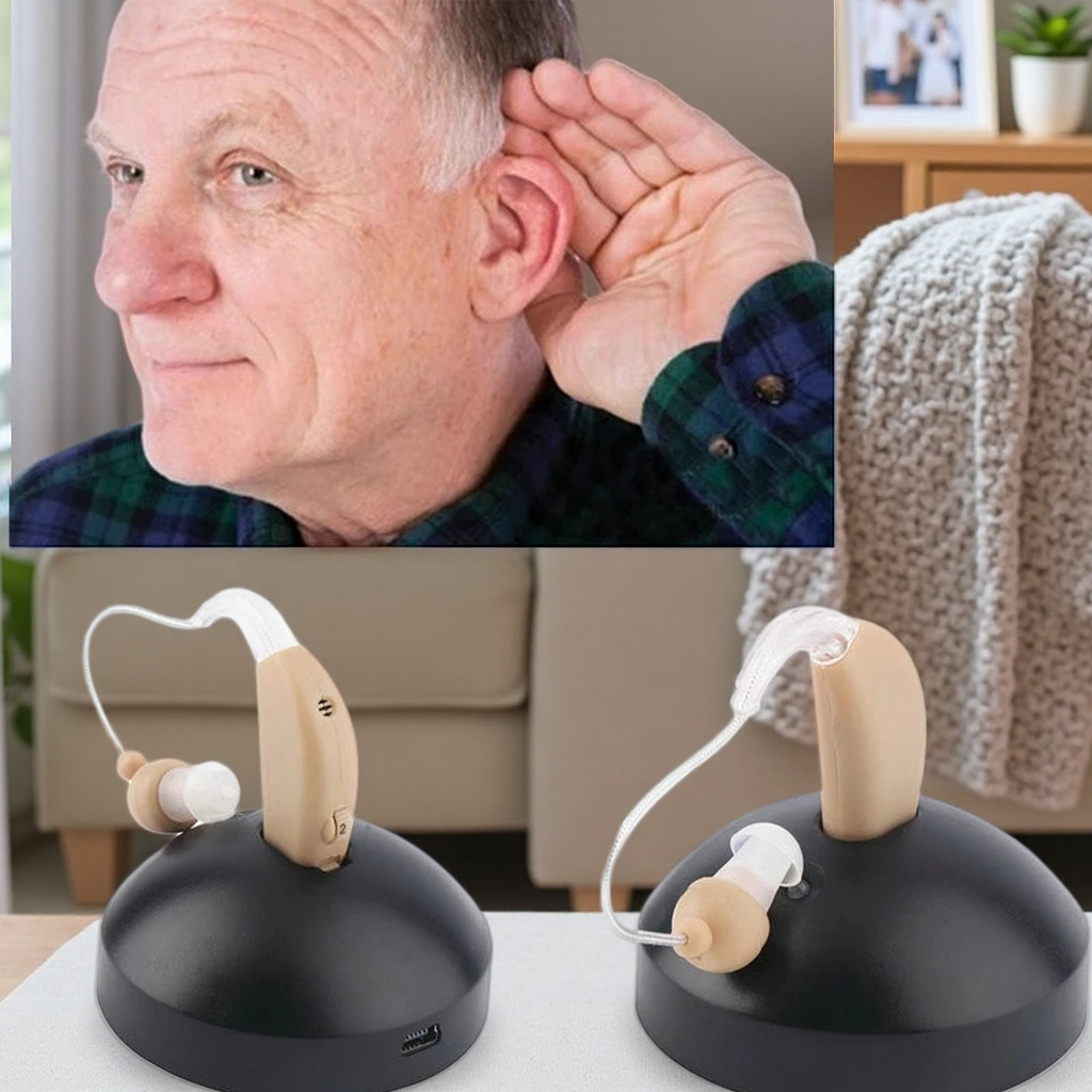 ULTRA SOUND Amplifier RECHARGEABLE Hearing Aid Rechargeable Original ...