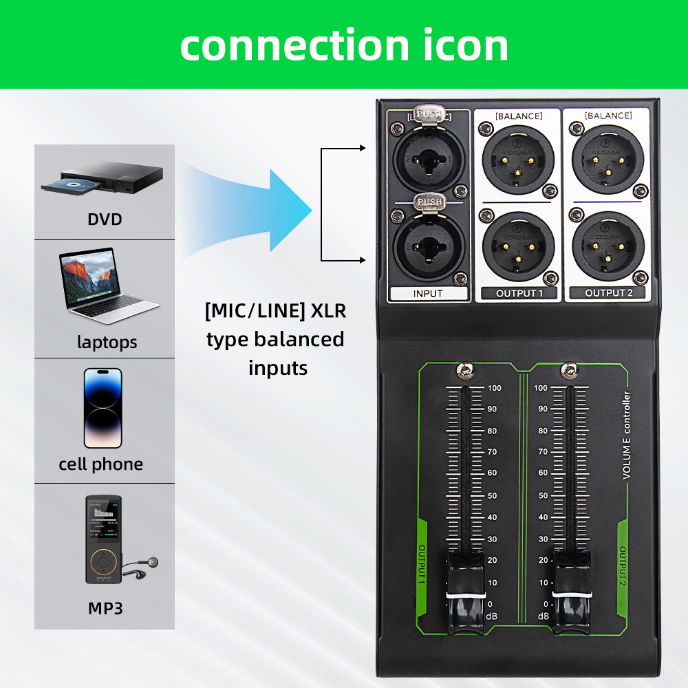 Passive Volume Controller Volumes Controller Plug Play Sound Adjuster ...