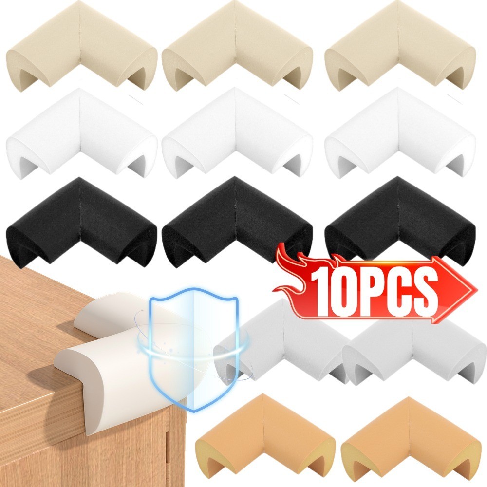 Elf Star U Shape Glass Table Edge Protectors - 2 Meters  6.5 Ft  Premium Foam Baby Safety Bumper Guard 2 Meters 6 5 Ft Black 2 Meter 6 5 Ft Black