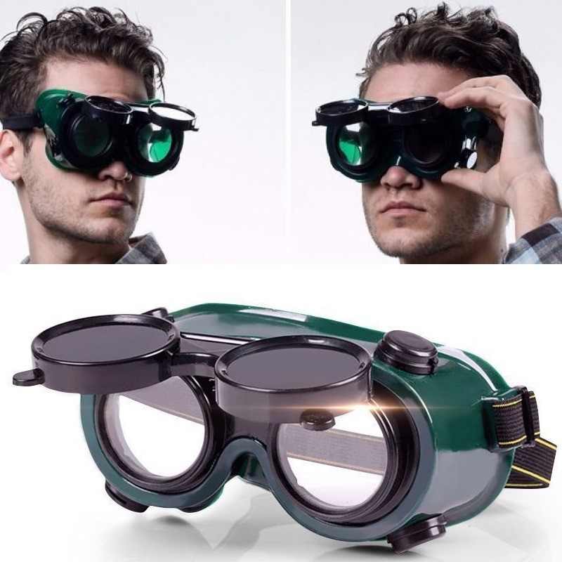 Welding Safety Flip Up Goggles Safety Industrial Welding Goggles Flip ...