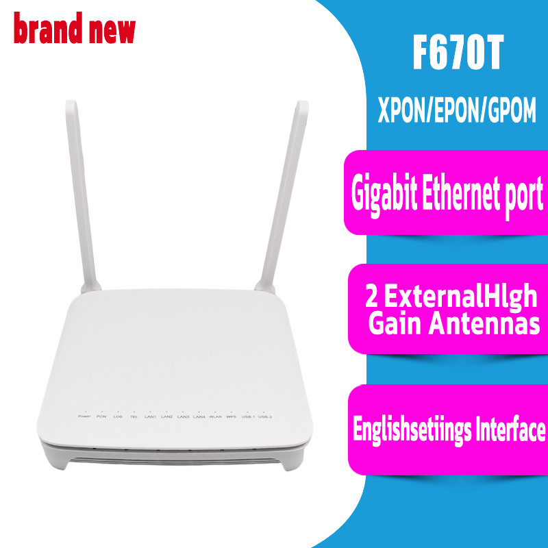 Dual Band F670T 5G ONT/ONU EPON/GPON/XPON English Firmware 4GE+2usb 5G ...