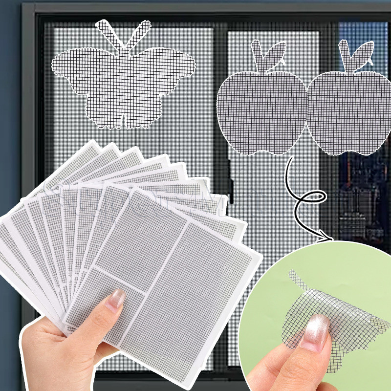Self-adhesive Window Mesh Patches - Screen Net Sticker - Mosquito ...