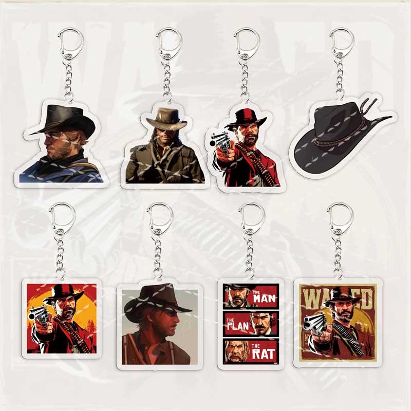 Red Dead Redemption 2 Anahtarlık Akseuarları Çanta Akrik RDR2 Arthur ...