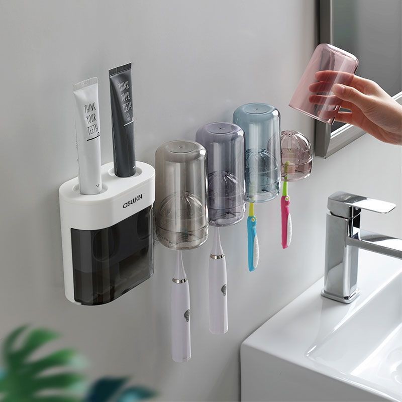 Double Automatic Toothpaste Squeezer Household Perforation-Free ...