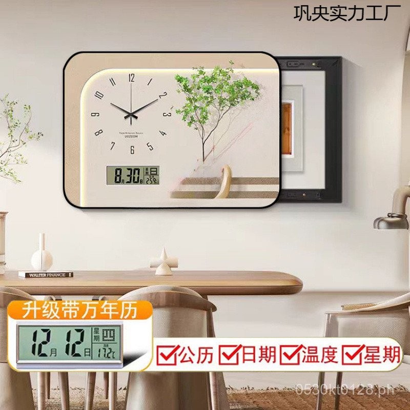 Clock Cover Plate Perpetual Calendar Restaurant Cover Hanging Painting ...