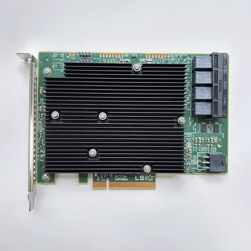 Scheda Hba Lsi SAS 9300 16I - 16 Porte 12Gbps Per Server Linux VMware FreeBSD Adattatore Storage Server Linux Vmware