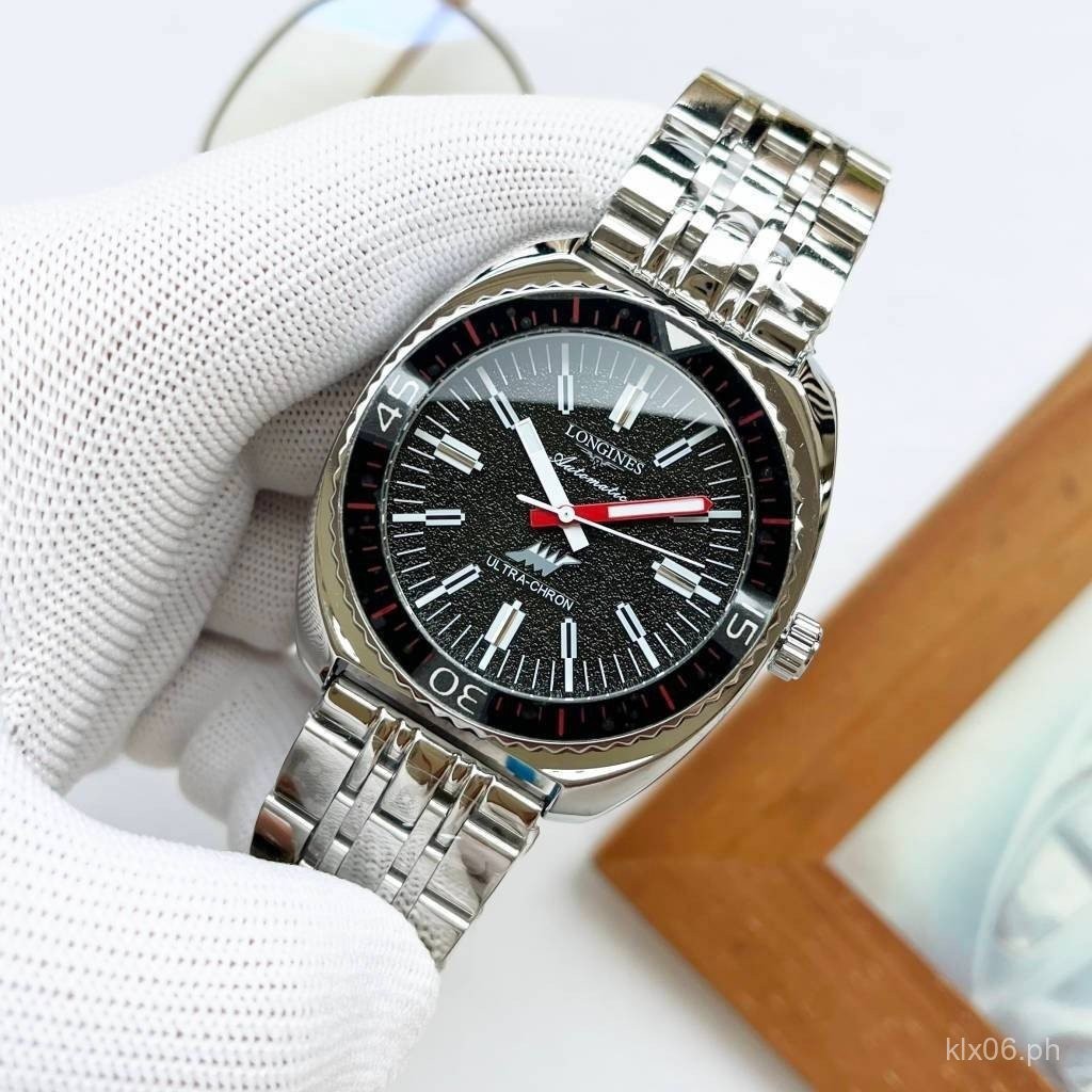 Longines LONGINES Mechanical Movement Men's Watch Rui Watch Black Dial ...