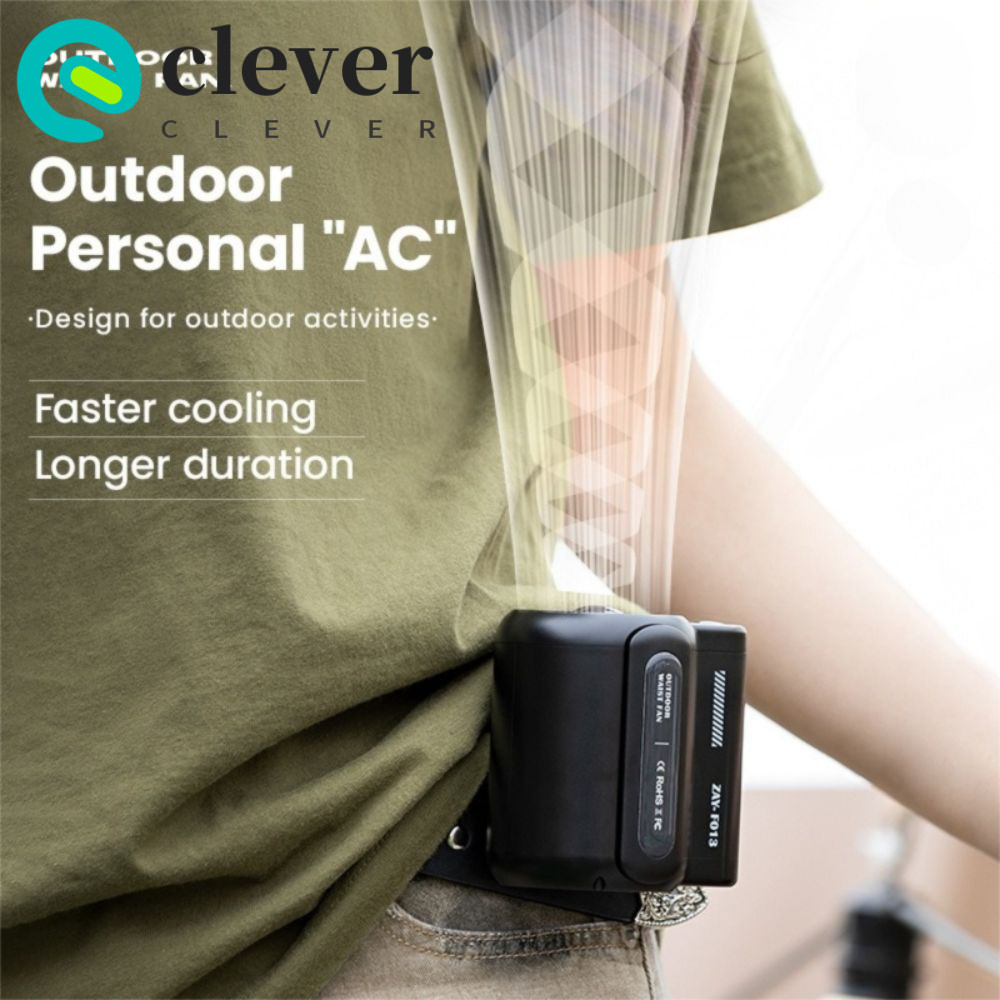 CLEVER Hanging Waist Fans, Leafless USB Charging Under Shirt Fan, Mini ...