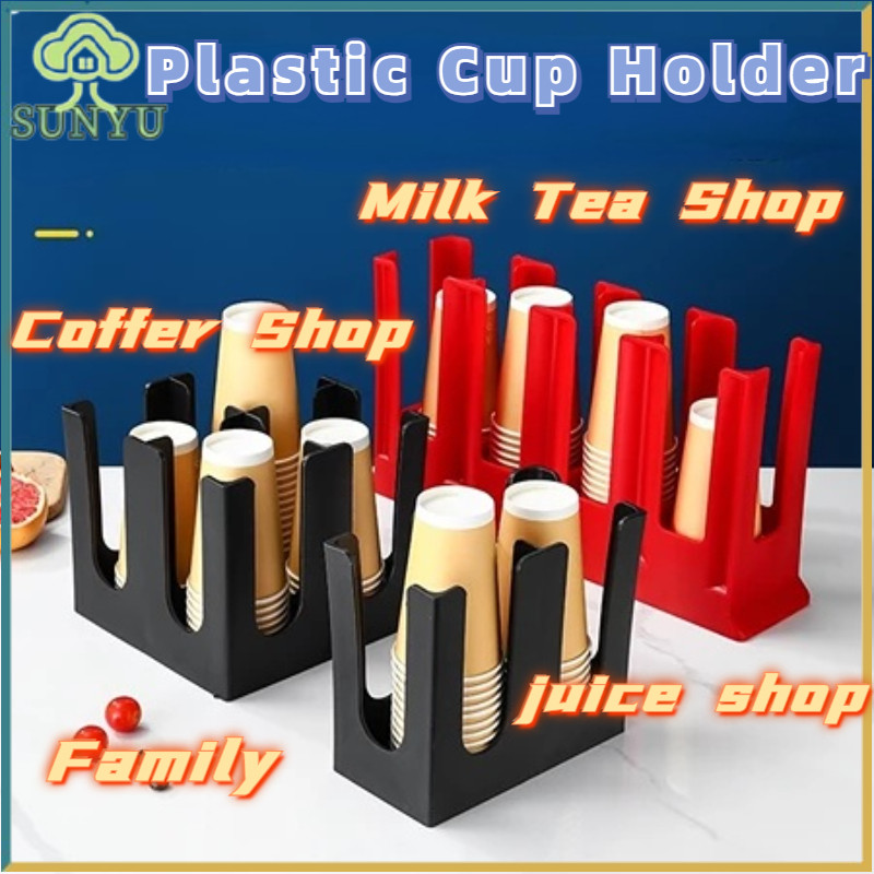Plastic Cup Rack Typhoon-Proof Holds 32 Cups For Sari SariMilk Tea Shop ...