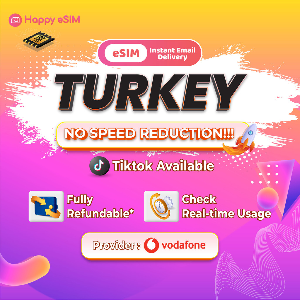 happyesim-turkey-esim-unlimited-data-instant-email-delivery-high