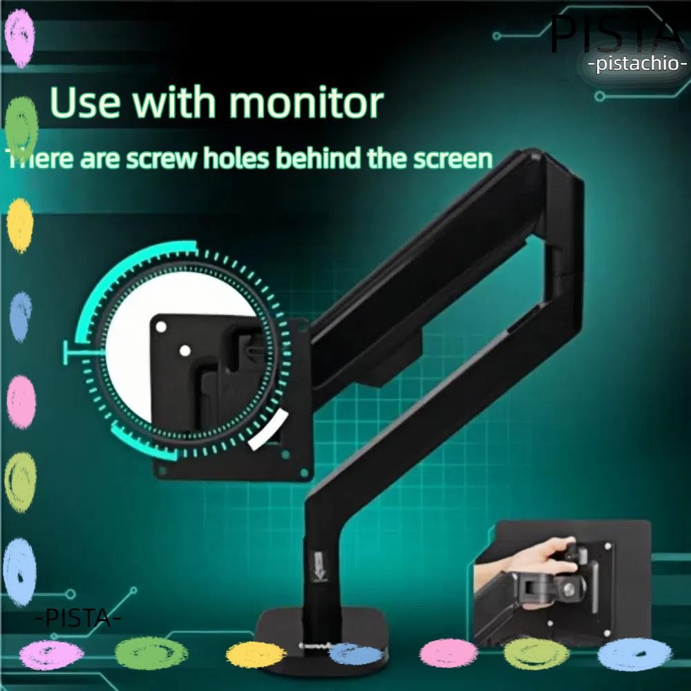 PISTA Gas Spring Monitor Arm, Adjustable Up To 26lbs Monitor Mount ...